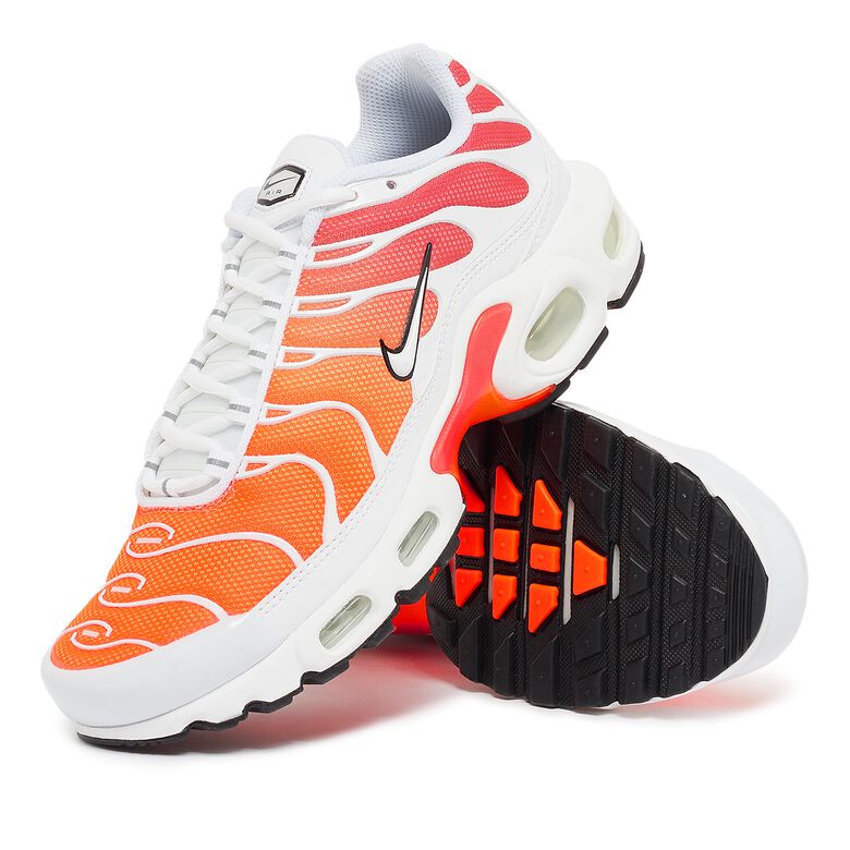 NIKE Wmns Air Max Plus white/white-ember glow-total orange