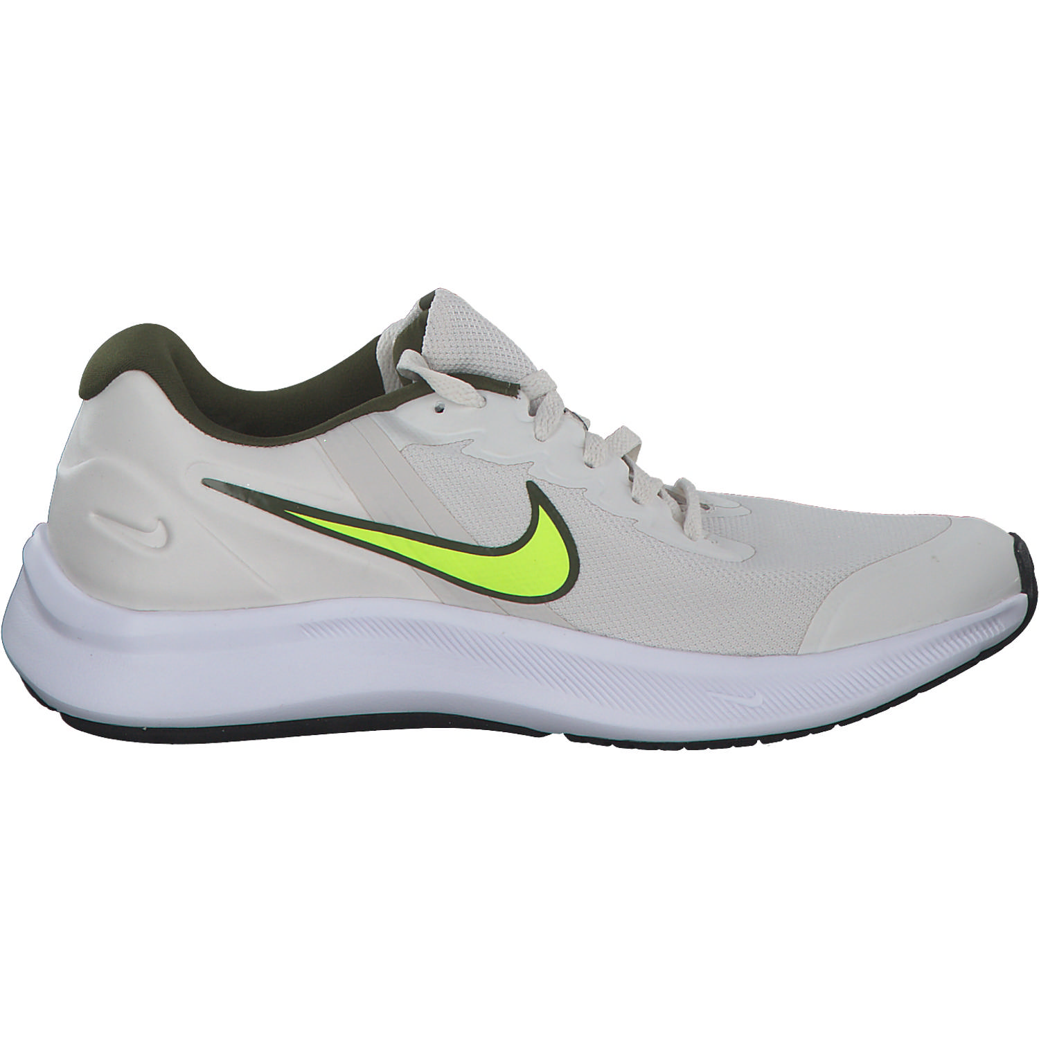 Nike Star Runner 3 DA2776 M, Sneakers Low, Herren, phantom/volt-rough green-white