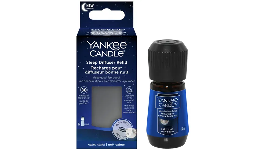 Yankee Candle Sleep Diffuser Nachfüllpack Calm Night