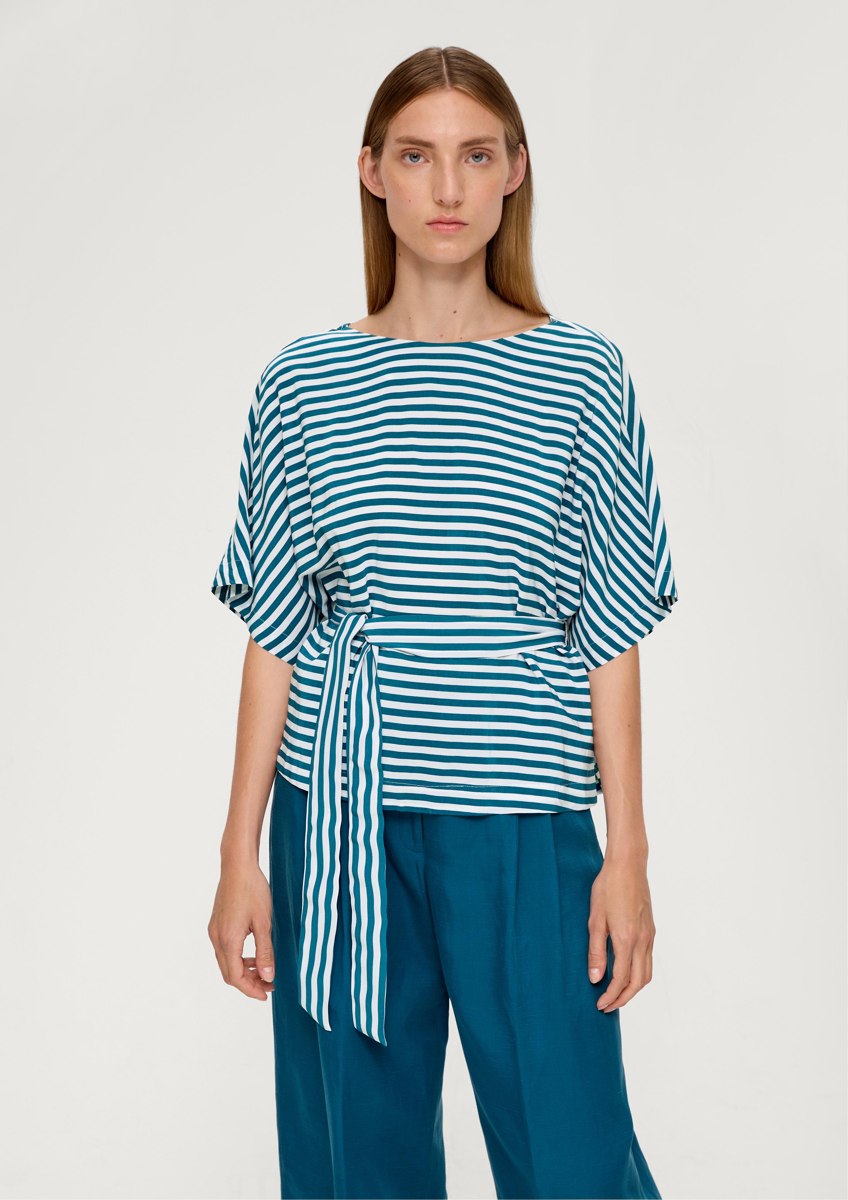 Viskosebluse mit Bindeband  2132296-67A4