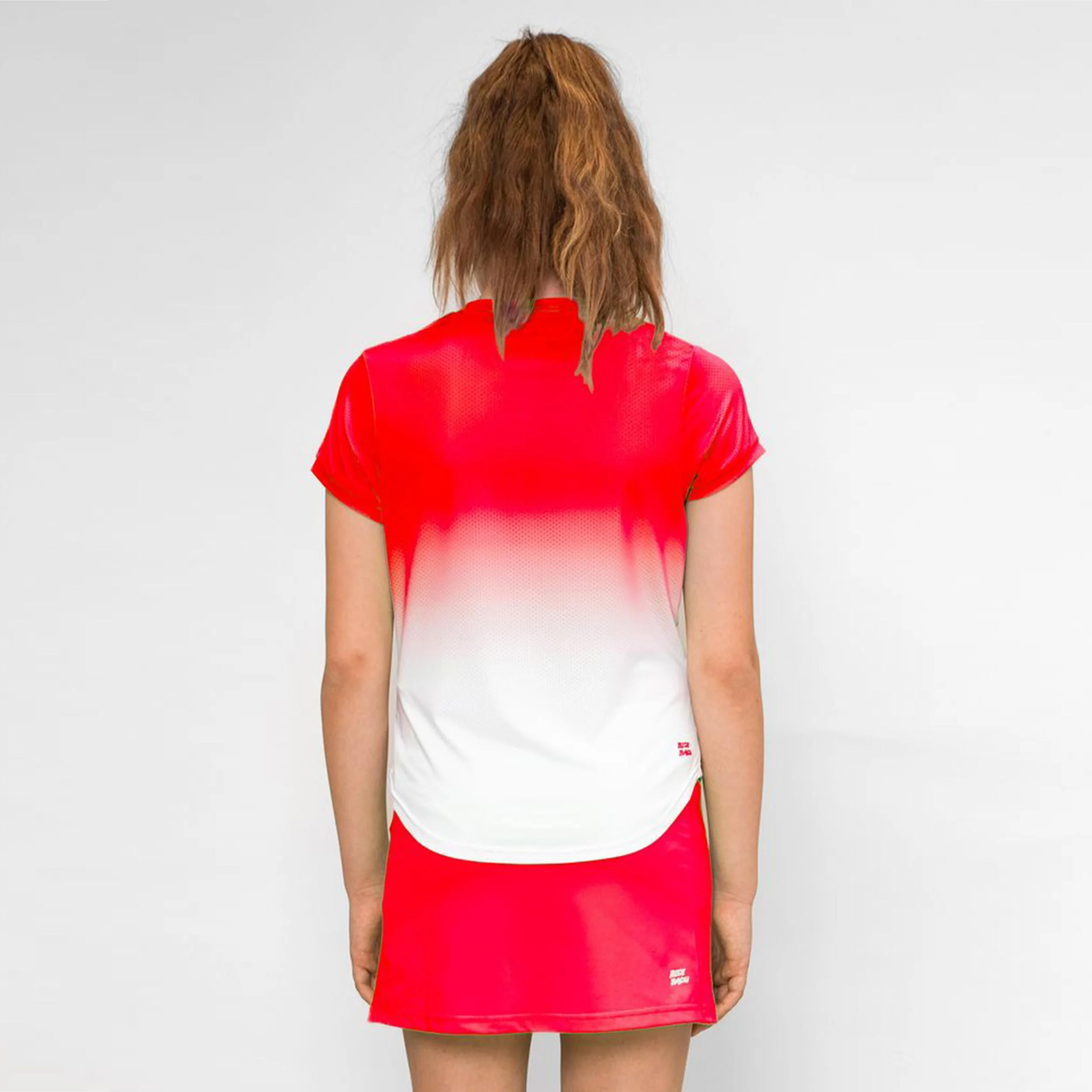 Crew Gradiant Junior T-Shirt Mädchen - Rot, Weiß