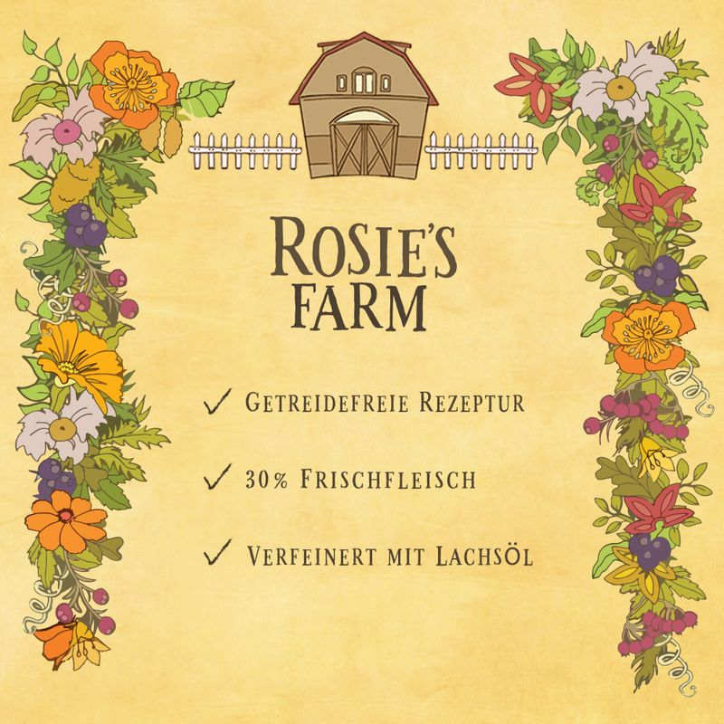 Probierpaket Rosie's Farm Adult 3 x 400 g zu TOP-Preisen | bitiba
