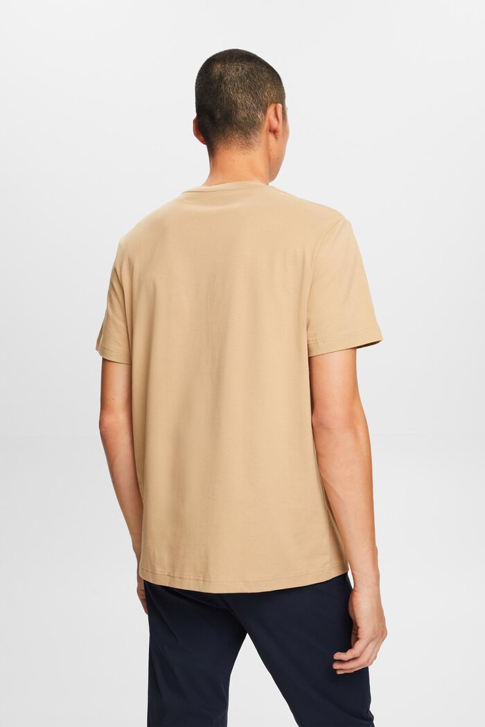 Rundhals-T-Shirt aus Pima-Baumwolljersey