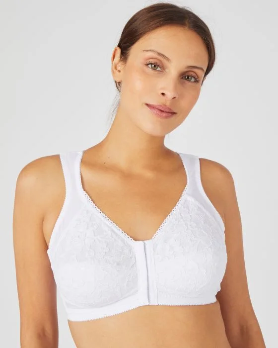 Soutien-gorge ouvert devant, avec renfort dos