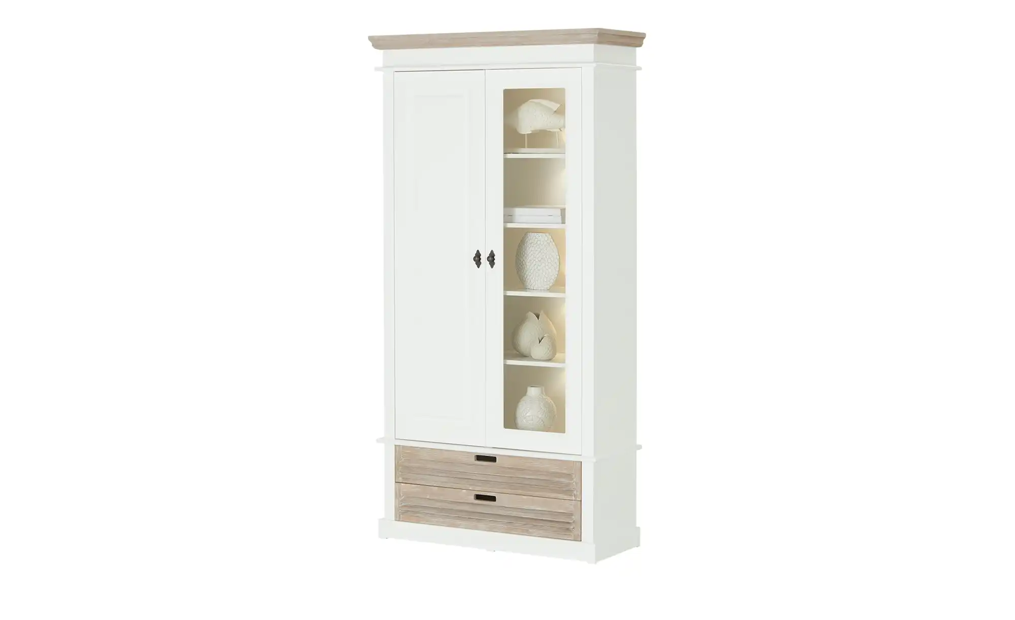 maison bleue Vitrine Cortina