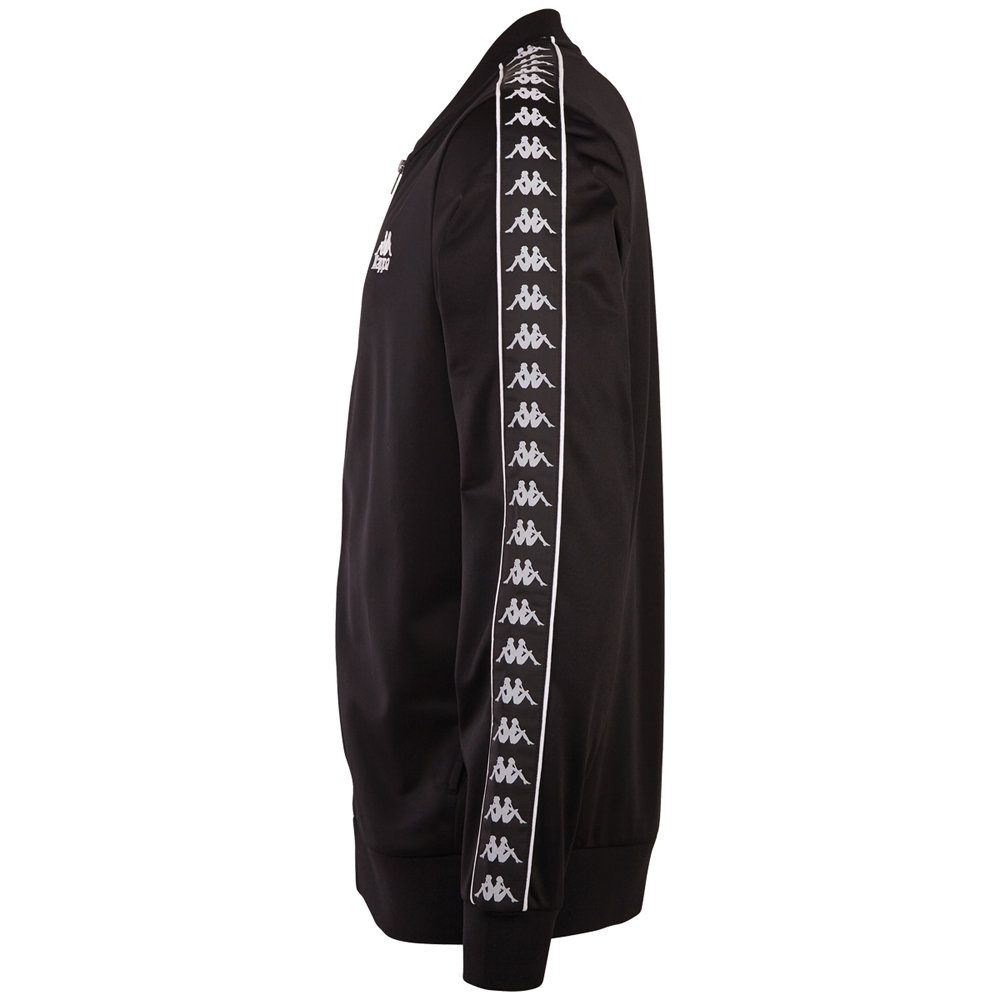 Kappa Trainingsjacke mit hochwertigem Jacquard Logoband an den Ärmeln