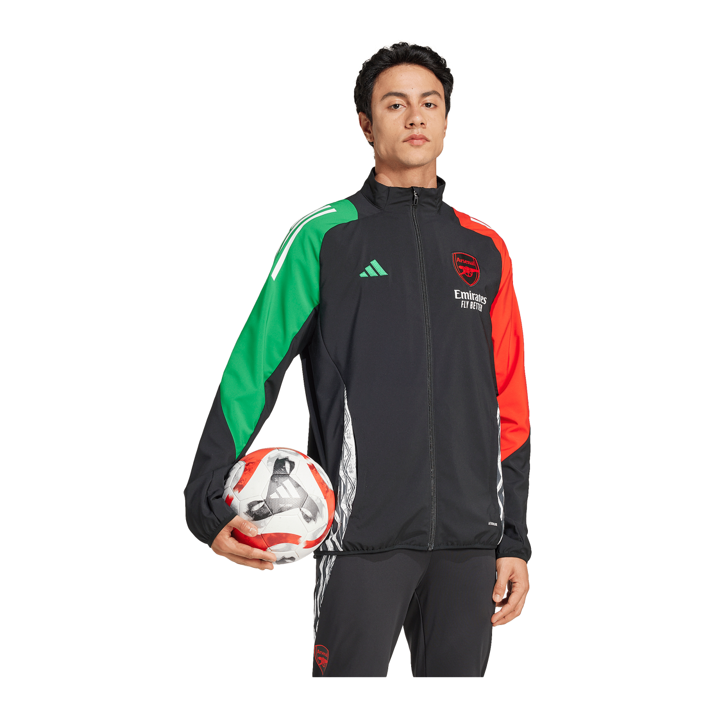 adidas FC Arsenal London Prematch Jacke 2024/2025 Schwarz