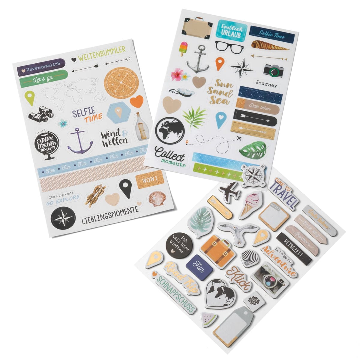 Stickerset Reise, 1 St
