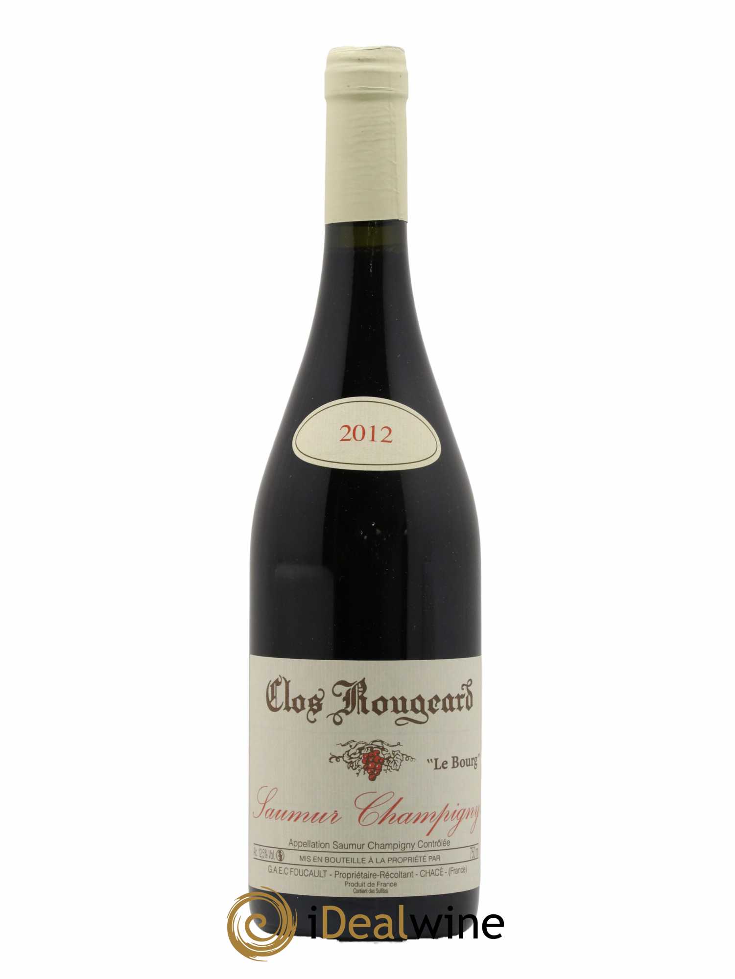 Saumur-Champigny Le Bourg Clos Rougeard  2012 - Lot de 1 Bouteille