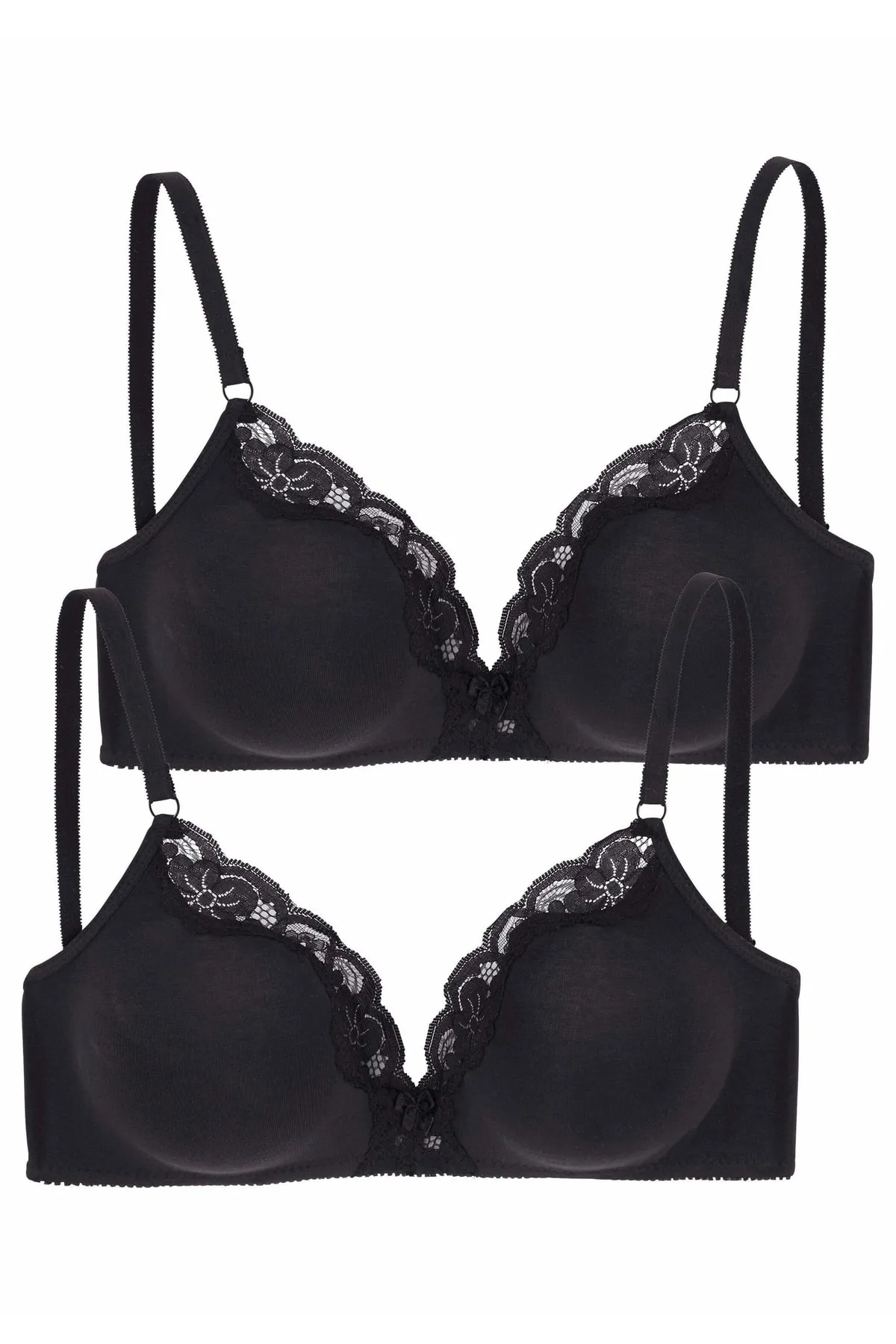 PETITE FLEUR  BH - Schwarz - Unifarben