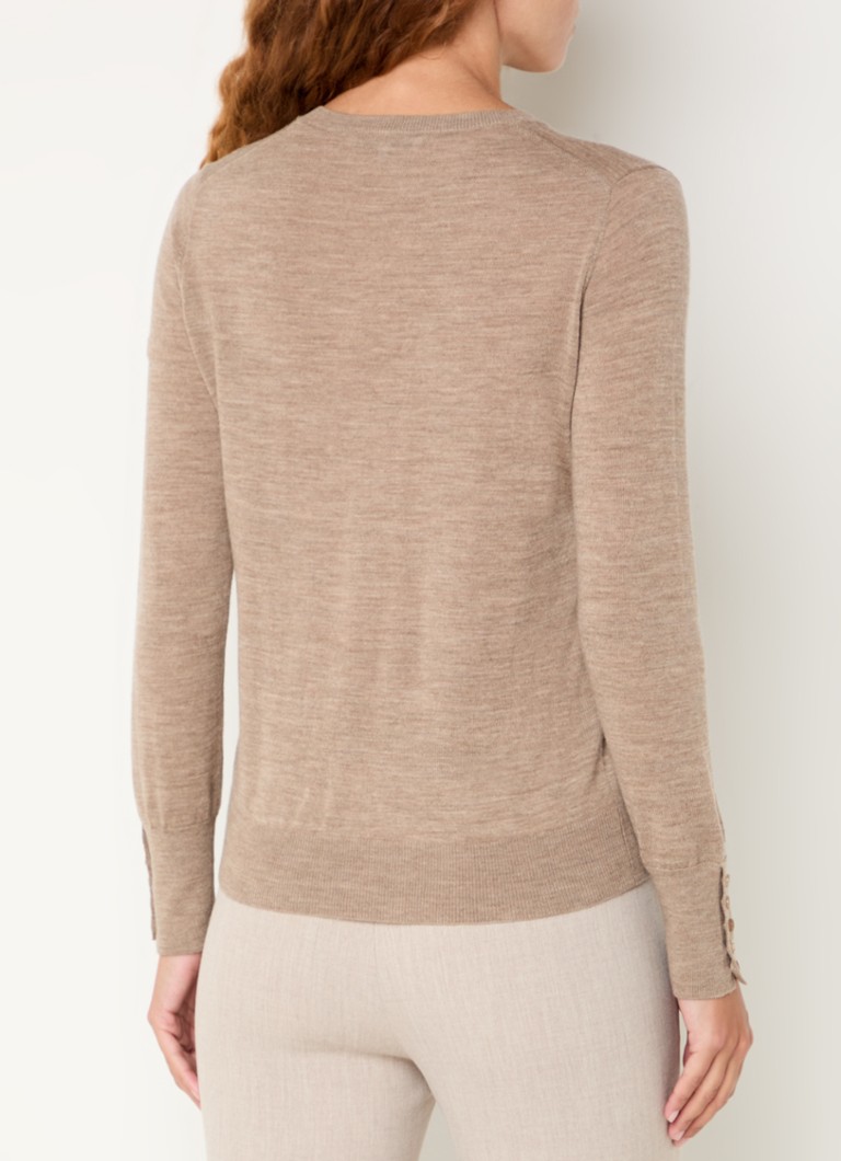 Gerard Darel Jade fine-knit merino wool pullover with logo