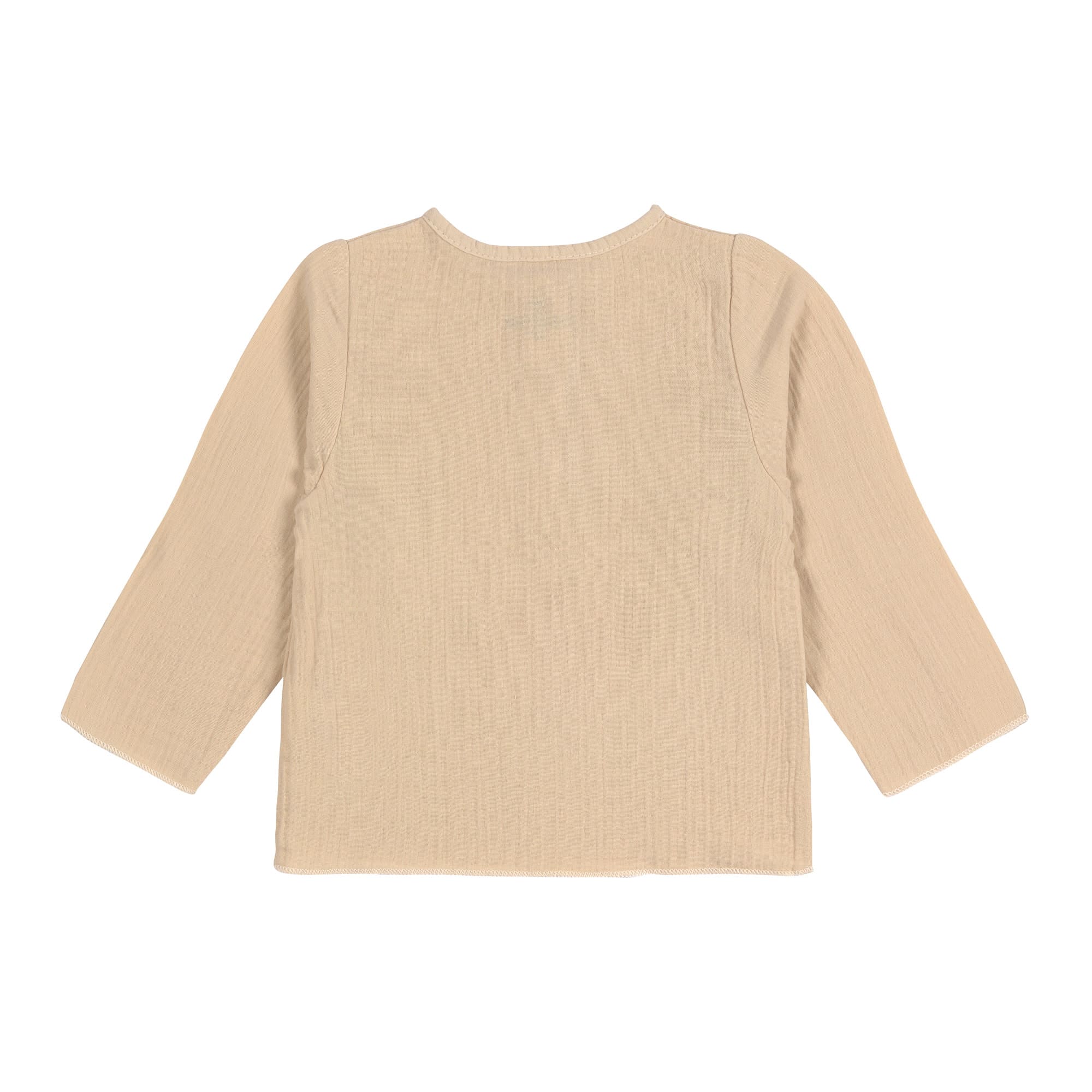 Baby Langarmshirt - Bio Baumwolle, Nature, Beige