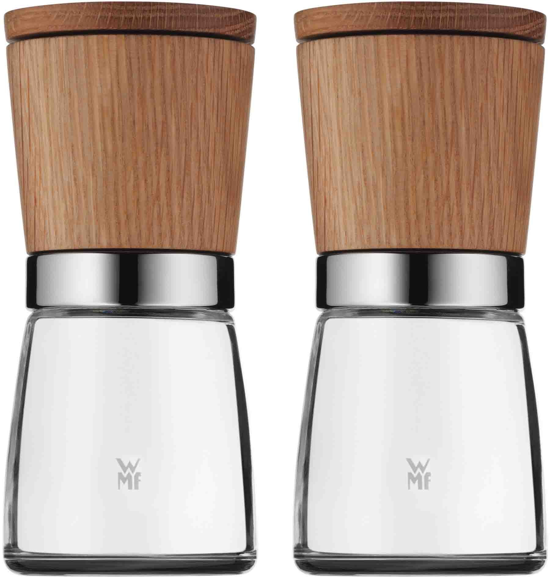 WMF Gewürzmühle Ceramill Nature manuell, (2 Stück), unbefüllt