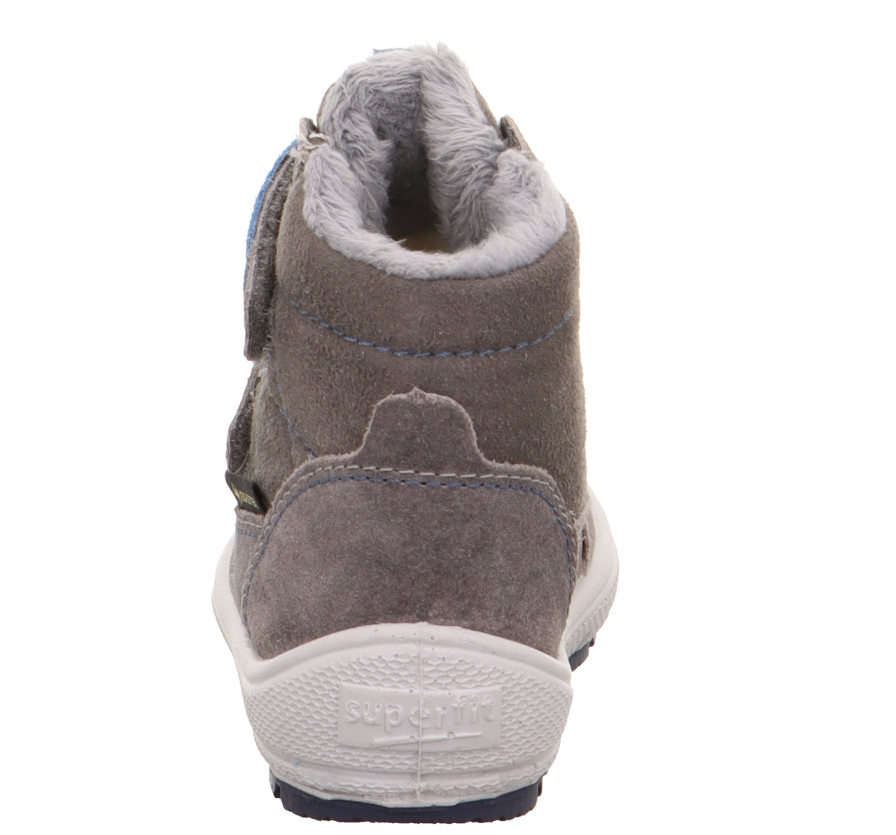 GROOVY - Grau/Blau Boots mit Klettverschluss