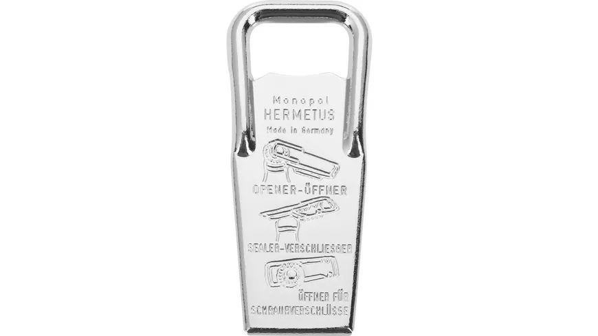 WESTMARK Flaschenöffner und -verschließer »Hermetus« silber
