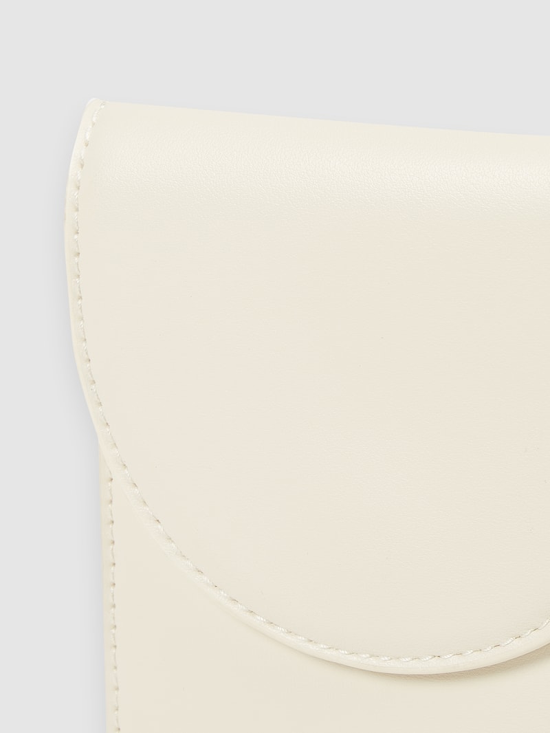 Handytasche in Leder-Optik in ecru