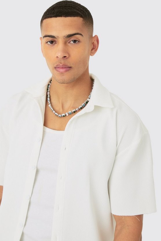 Oversize Hemd mit Knopfleiste