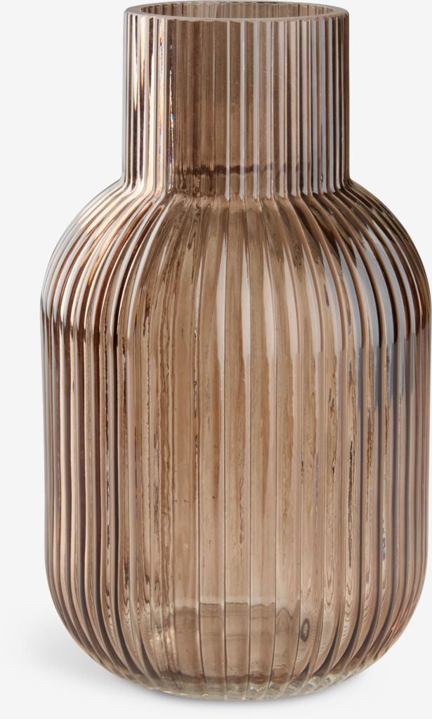 Vaso YNGVAR YNGVAR Ø12xL21cm marrom