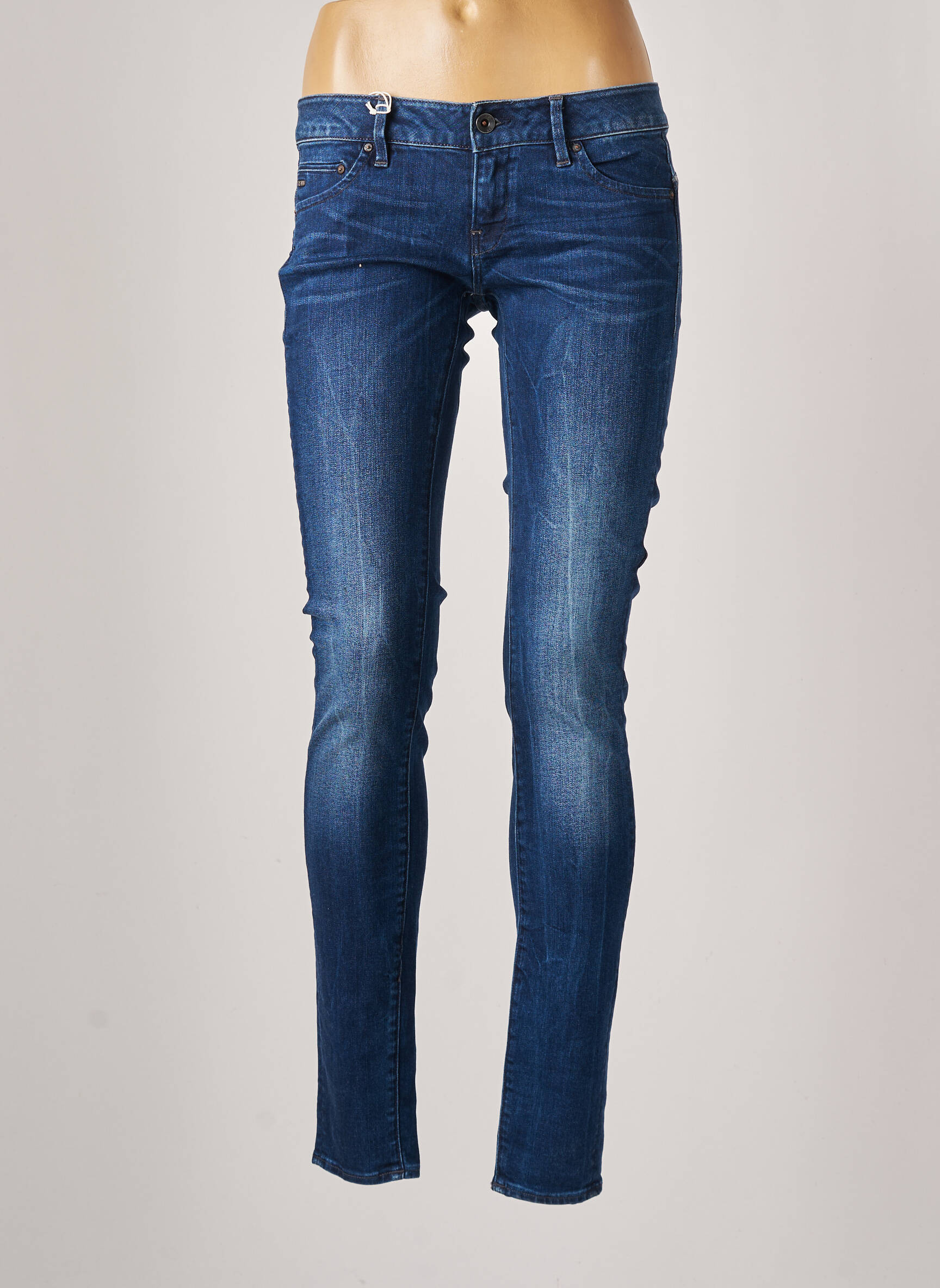 G Star Jeans Skinny Femme couleur bleu