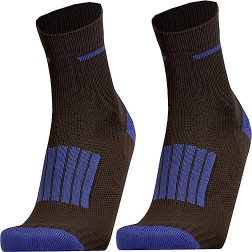 UphillSport Laufsocken 'FRONT' 2er Pack mit gepolstertem Rist