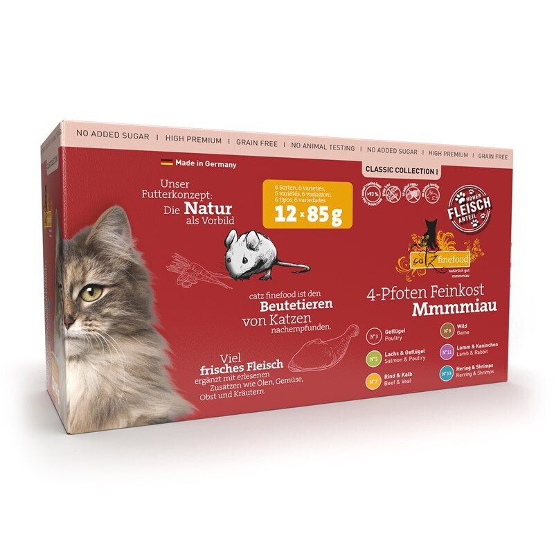 Catz finefood Nassfutter Catz finefood Multipack 12x85g Multipack 1
