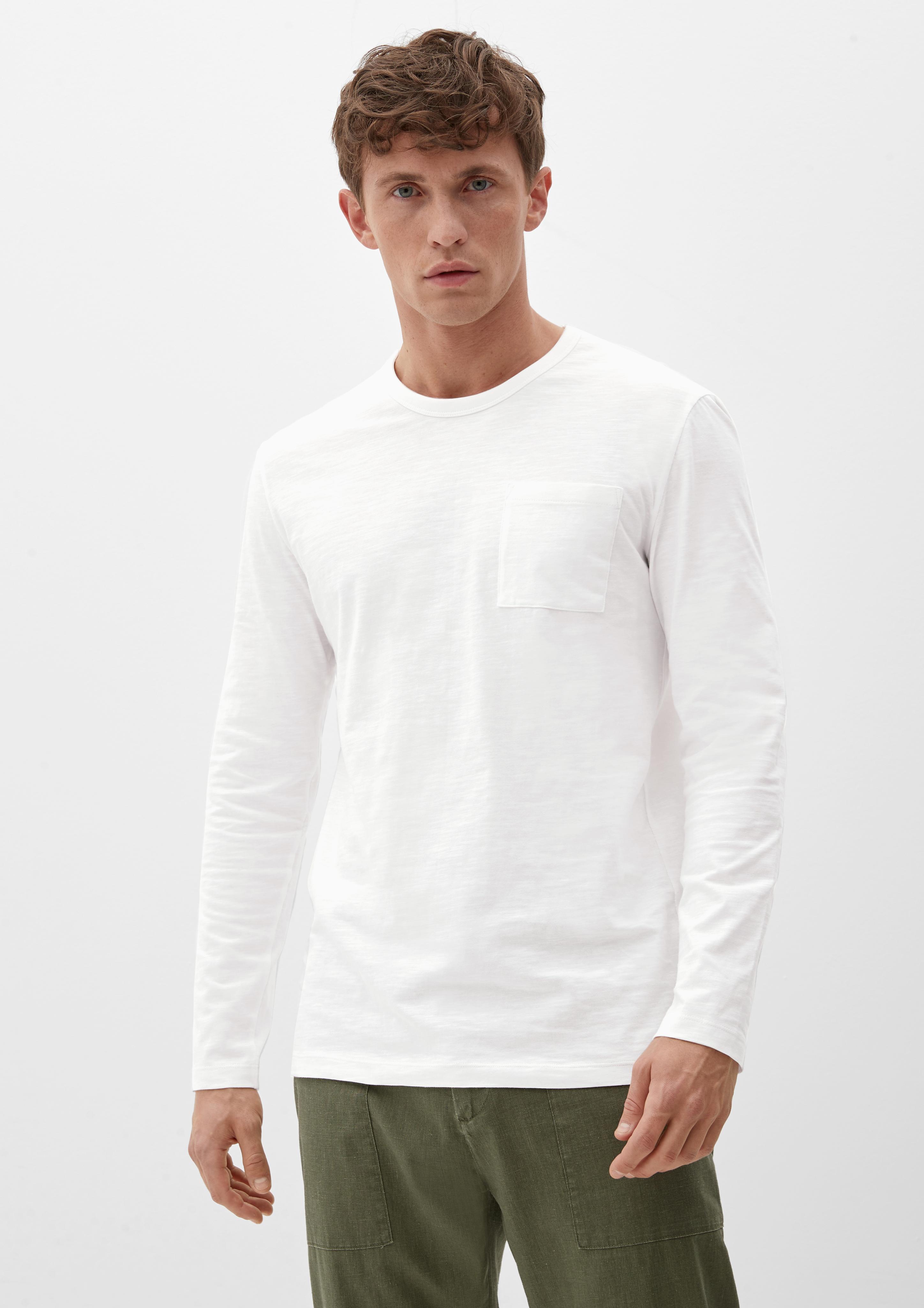 Longsleeve mit Flammgarnstruktur  2129144-0120