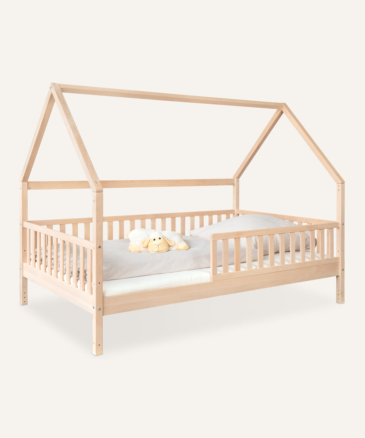 Hausbett Buche 120 × 200 Natur