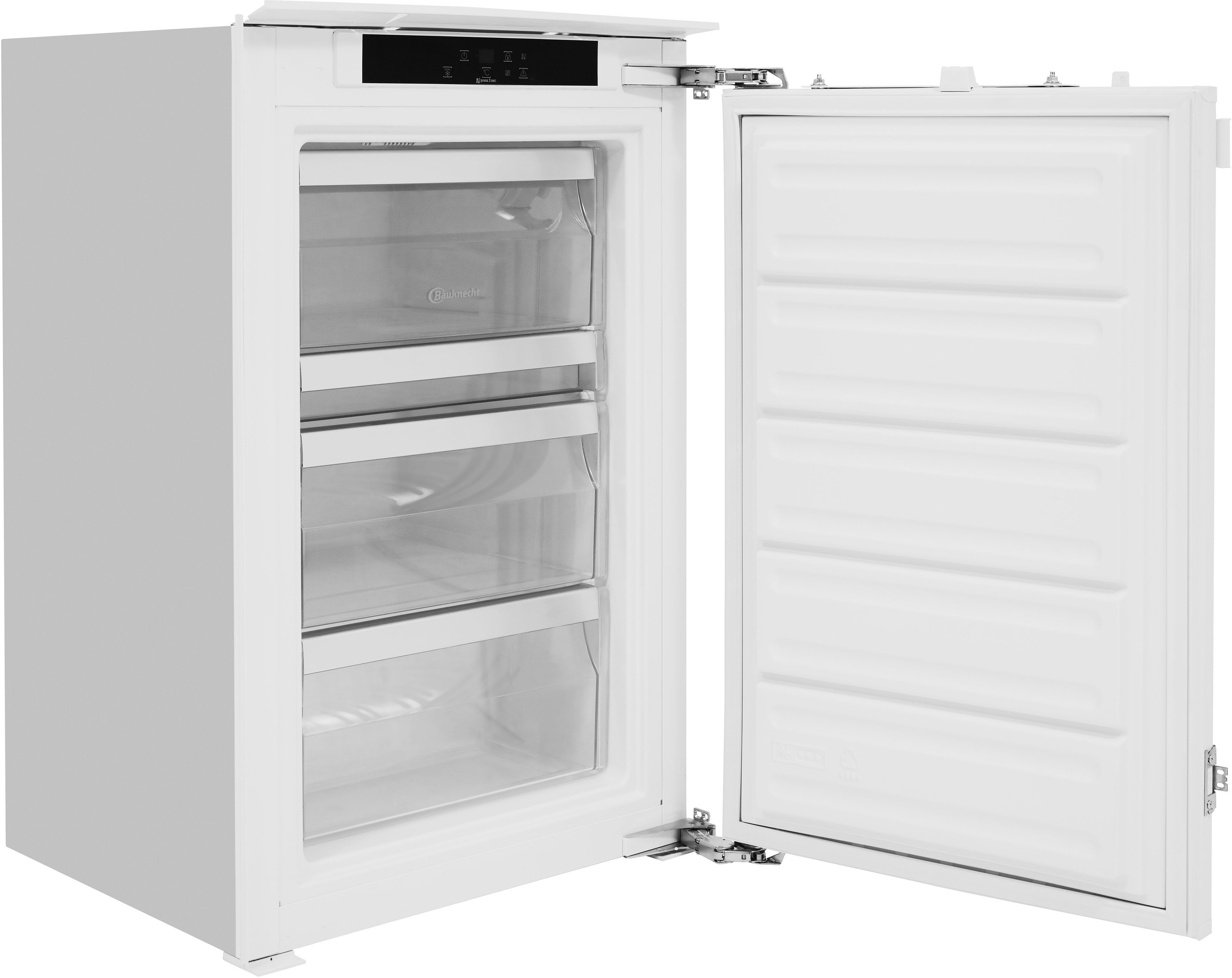 BAUKNECHT Einbaugefrierschrank GSI 9F2, 87,3 cm hoch, 55,7 cm breit