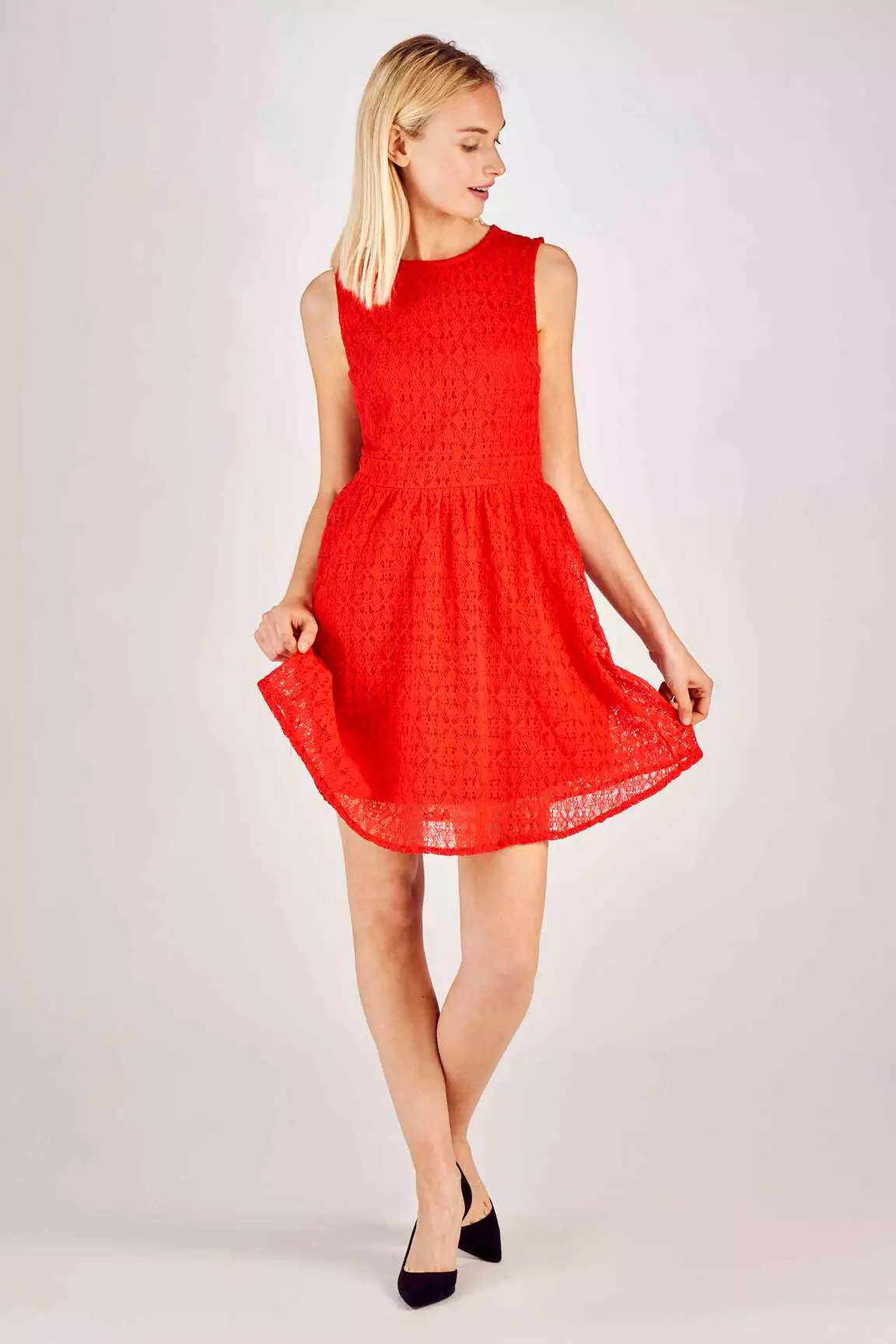 Vero Moda Robes Courtes Femme couleur rouge