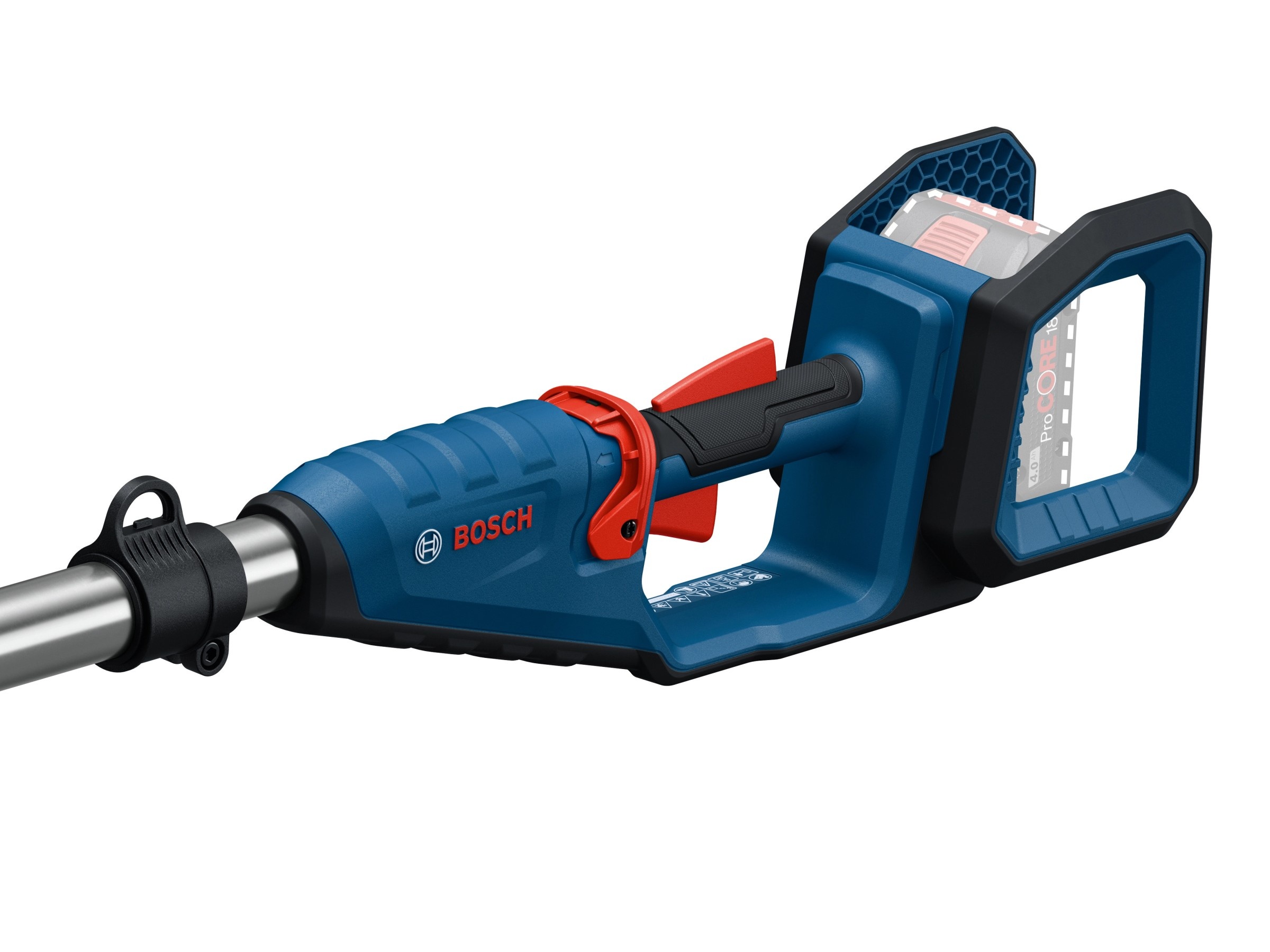 Taille-haie sur perche sans fil Bosch Blue 06008D5000 GHE 18V-50 TP (batterie et chargeur non inclus).
