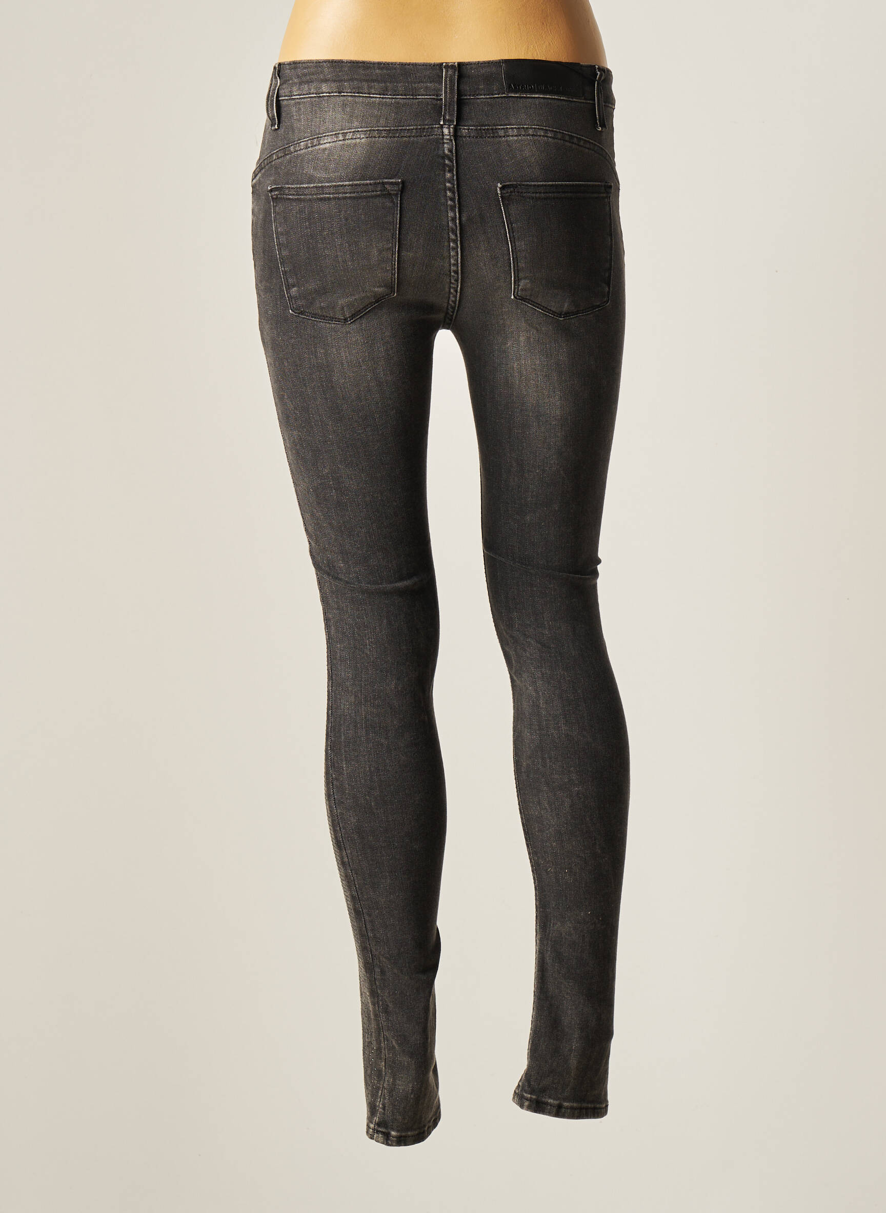 Astrid Black Label Jeans Skinny Femme couleur gris