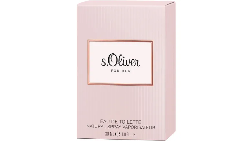 s.Oliver FOR HER Eau de Toilette Naturalspray 30 ml