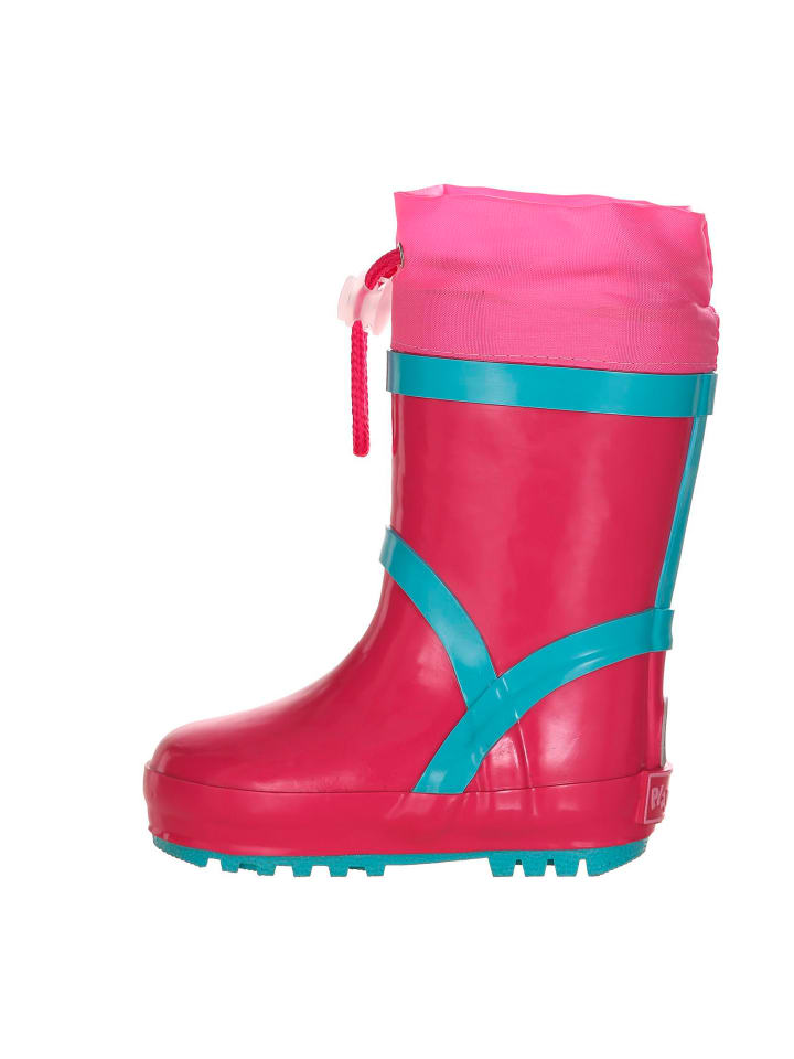 Playshoes Gummistiefel Basic gefüttert in Pink günstig kaufen