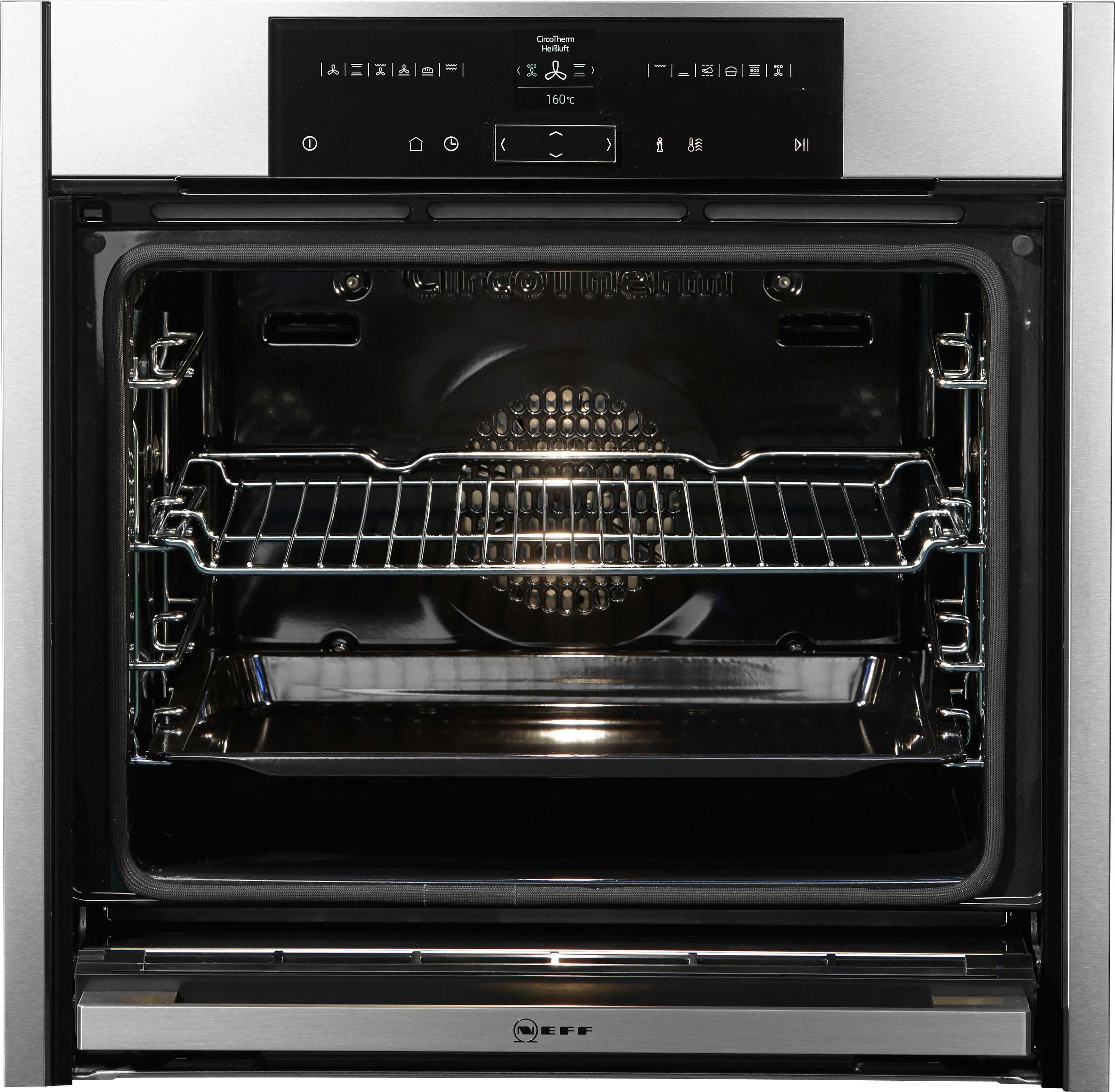 NEFF Pyrolyse Backofen N 70 B55CR22N0, mit Teleskopauszug nachrüstbar, Pyrolyse-Selbstreinigung, mit Slide&Hide®