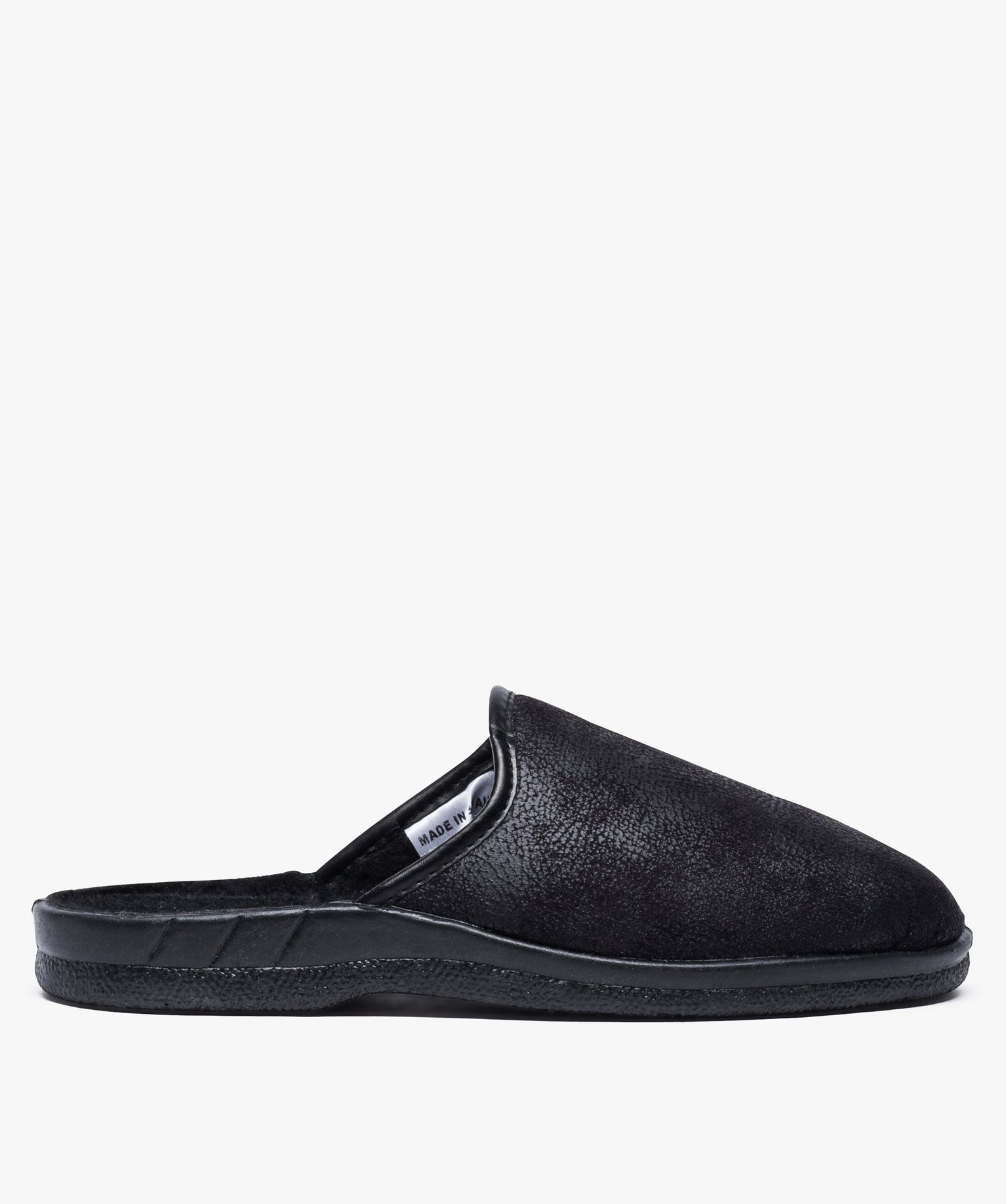 Chaussons homme forme mules noir | GEMO