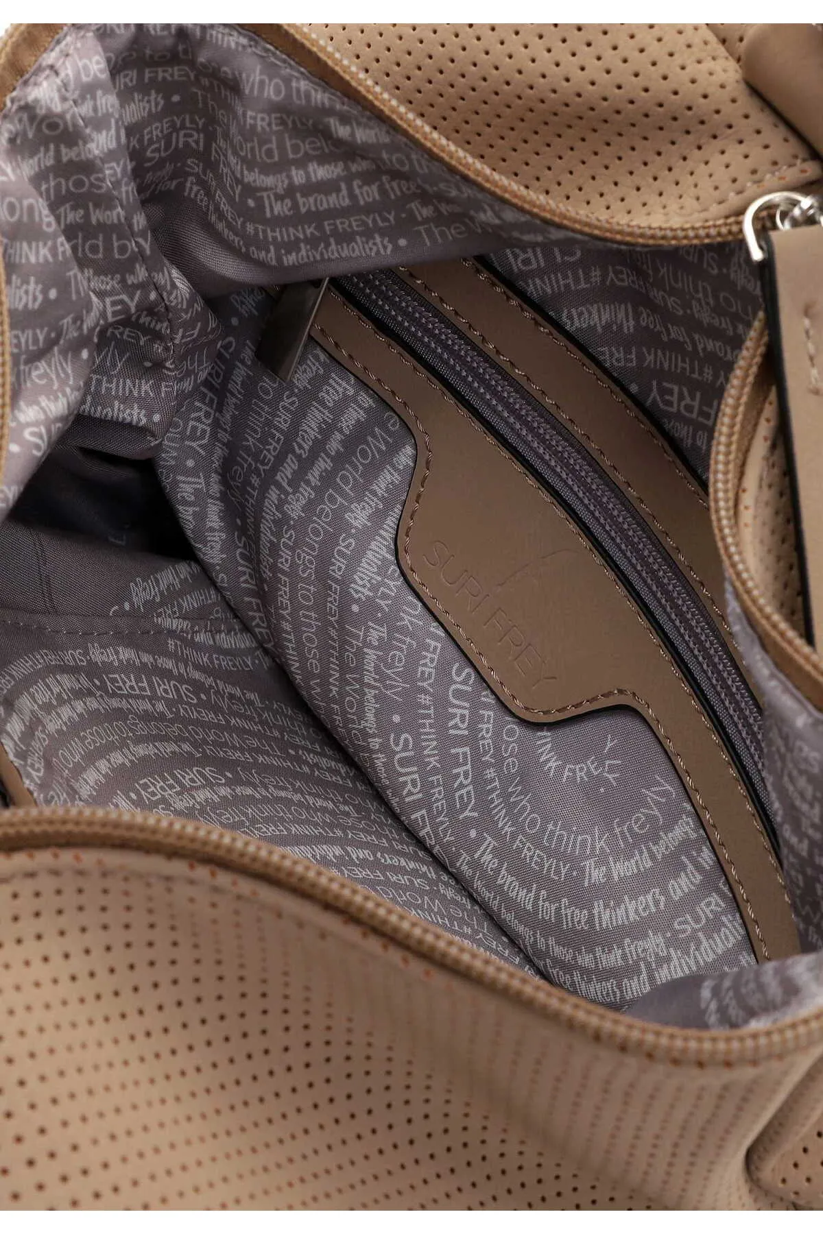 SURI FREY  Rucksack - Beige - Unifarben