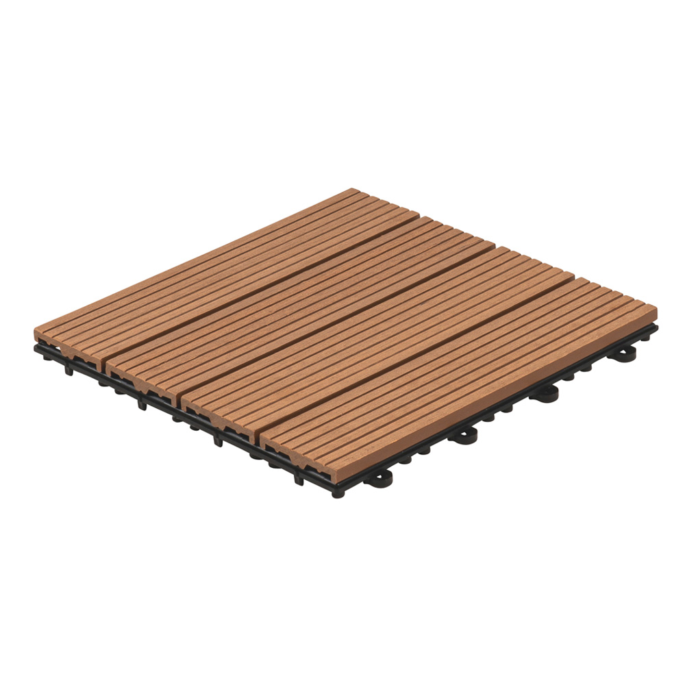 Home Deluxe WPC Holzfliesen BAVARO Hellbraun 3 m²