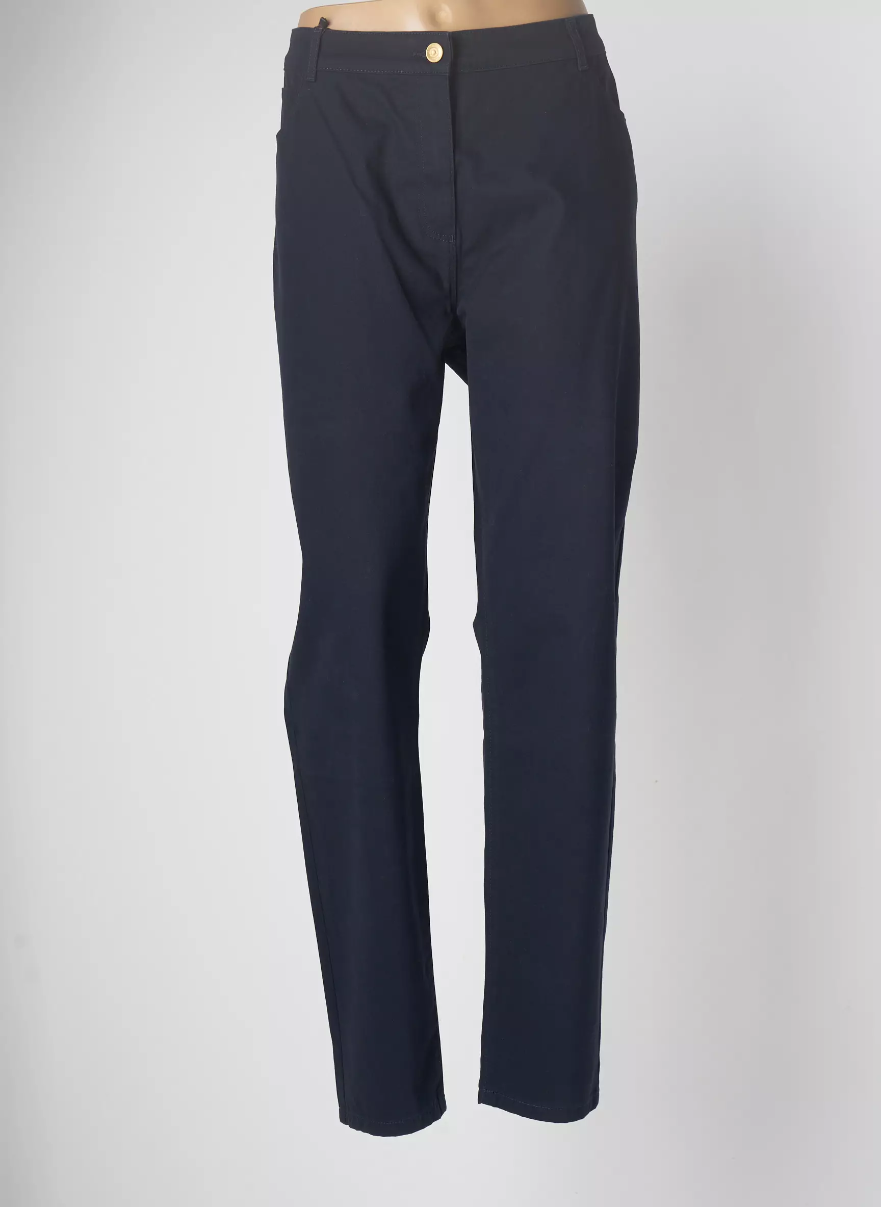 Devernois Pantalons Slim Femme couleur bleu