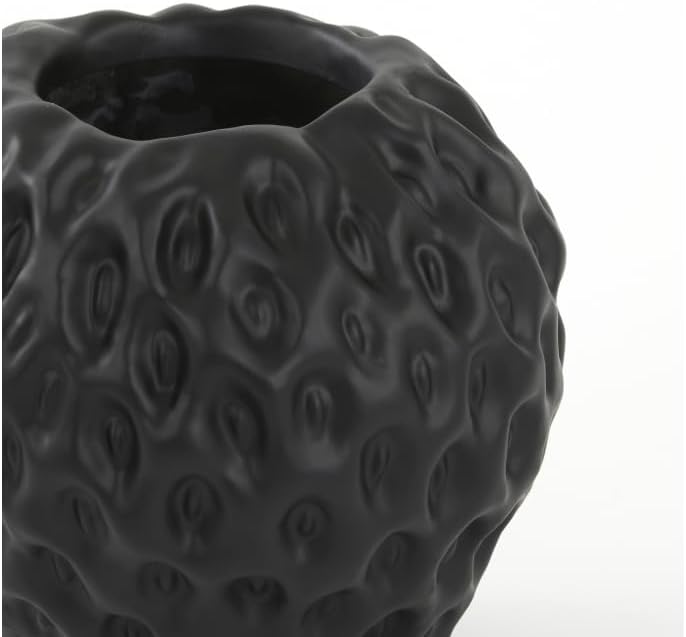 Trendhopper Vase Strawberry Schwarz 15 cm