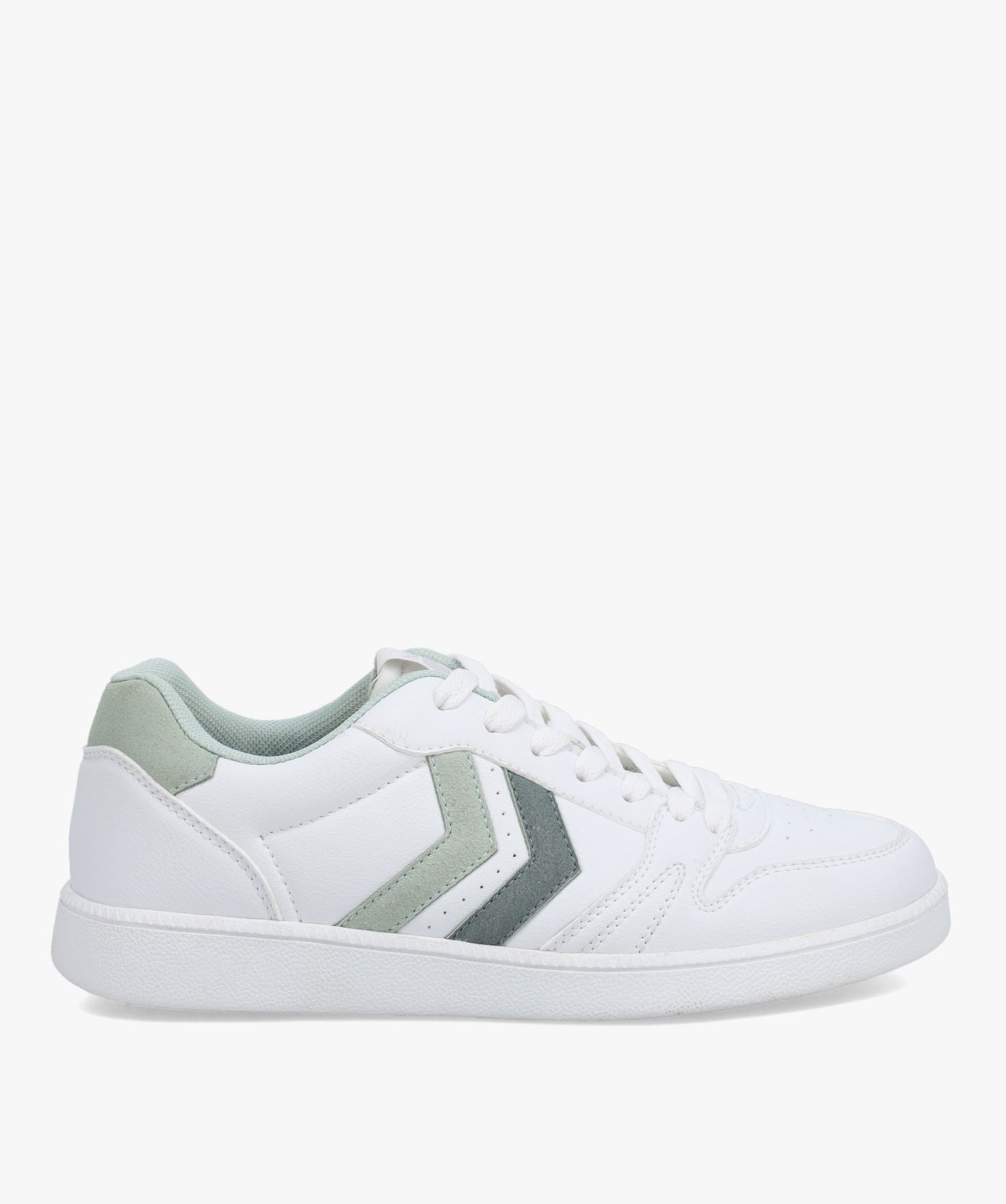 Baskets femme à bandes contrastantes – Hummel HandPerfekt blanc | GEMO