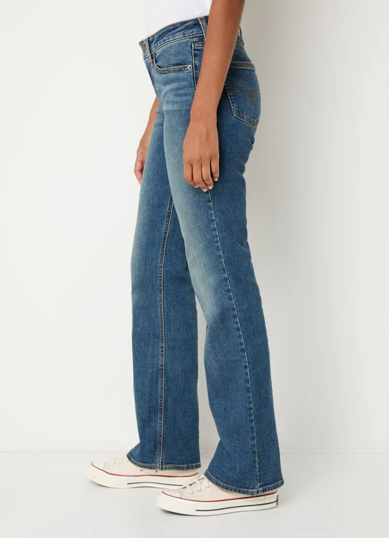 Blugi Levi's cu talie joasă, spălare medie