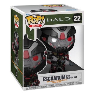 ** % SALE % ** Halo Infinite Super Sized POP! Vinyl Figur Escharum w/Axe 15 cm