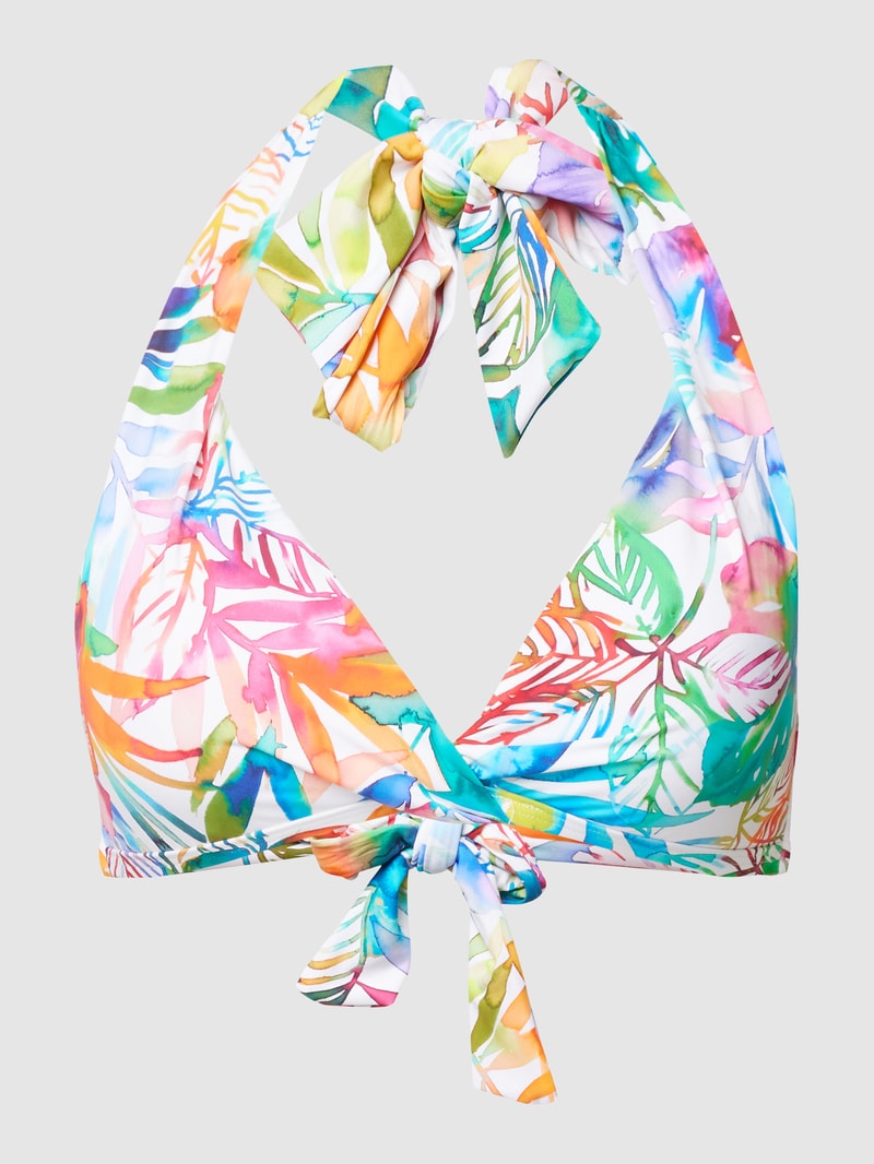 Bikini-Oberteil mit Neckholder in grün