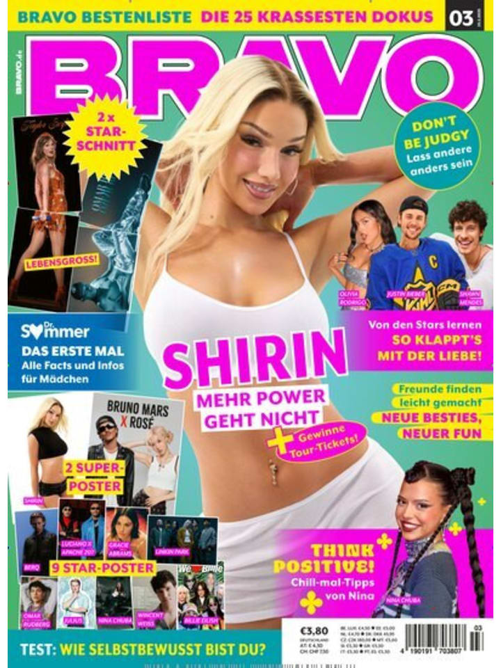 Hubert Burda Media 13 x BRAVO Zeitschrift (Gutschein für Jahres Abo) günstig kaufen onesize