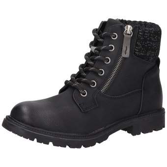 Puccetti Schnür Boots in schwarz