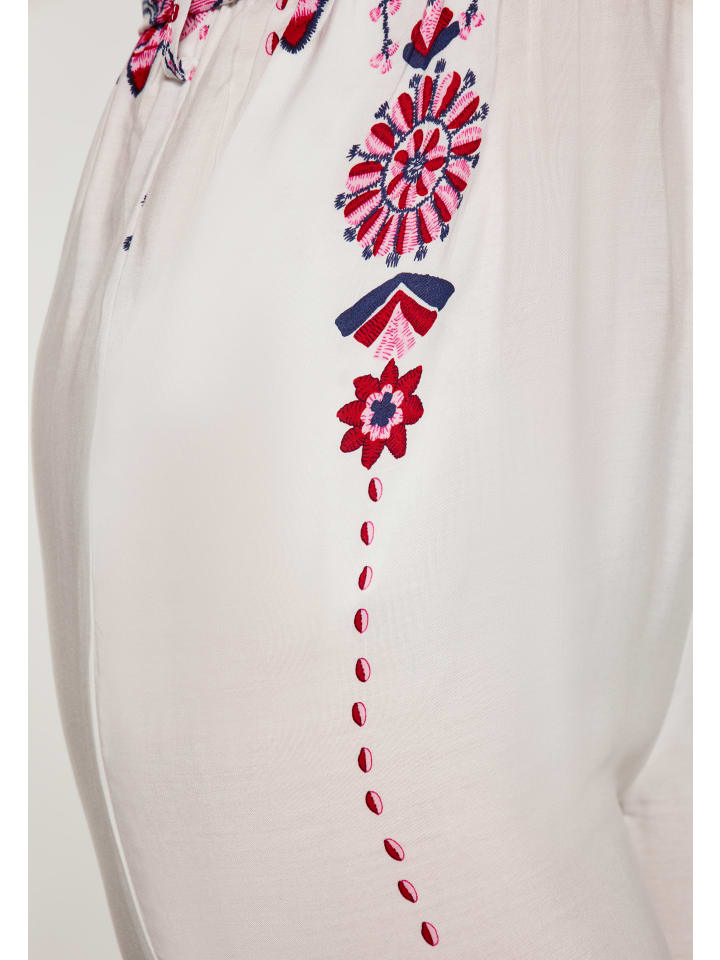 usha FESTIVAL Jumpsuit in Weiss Mehrfarbig günstig kaufen