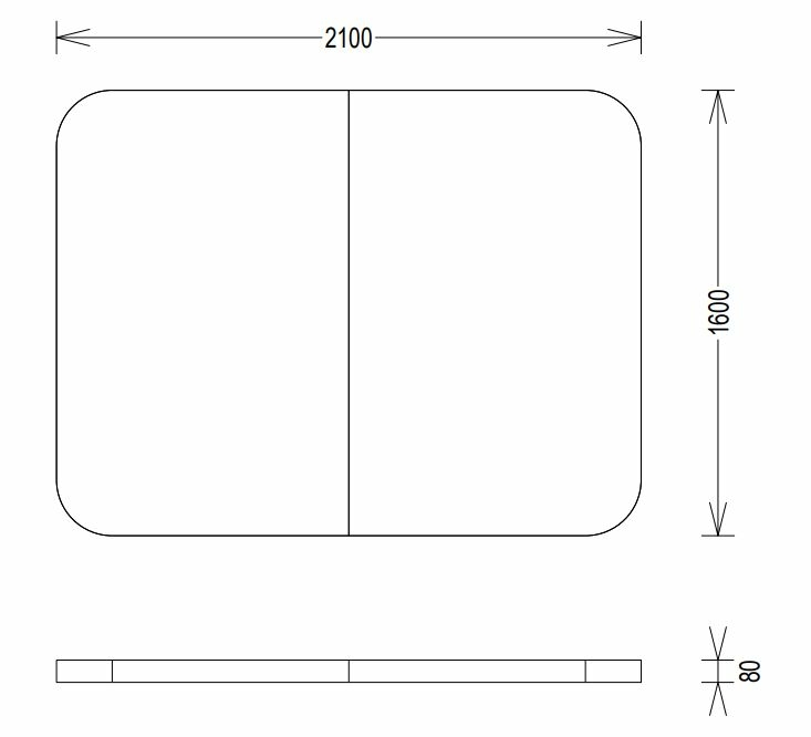PureHaven Thermoabdeckung 210x160 cm verschließbar mit Schnallen windsicher perfektes Ablaufsystem für Regen und Schnee faltbar in der Mitte