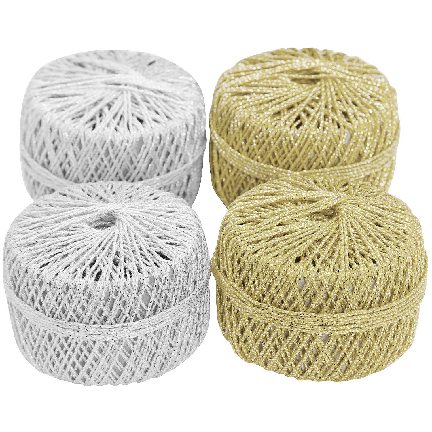 Glitzerkordelpaket, 2 mm, 80 m