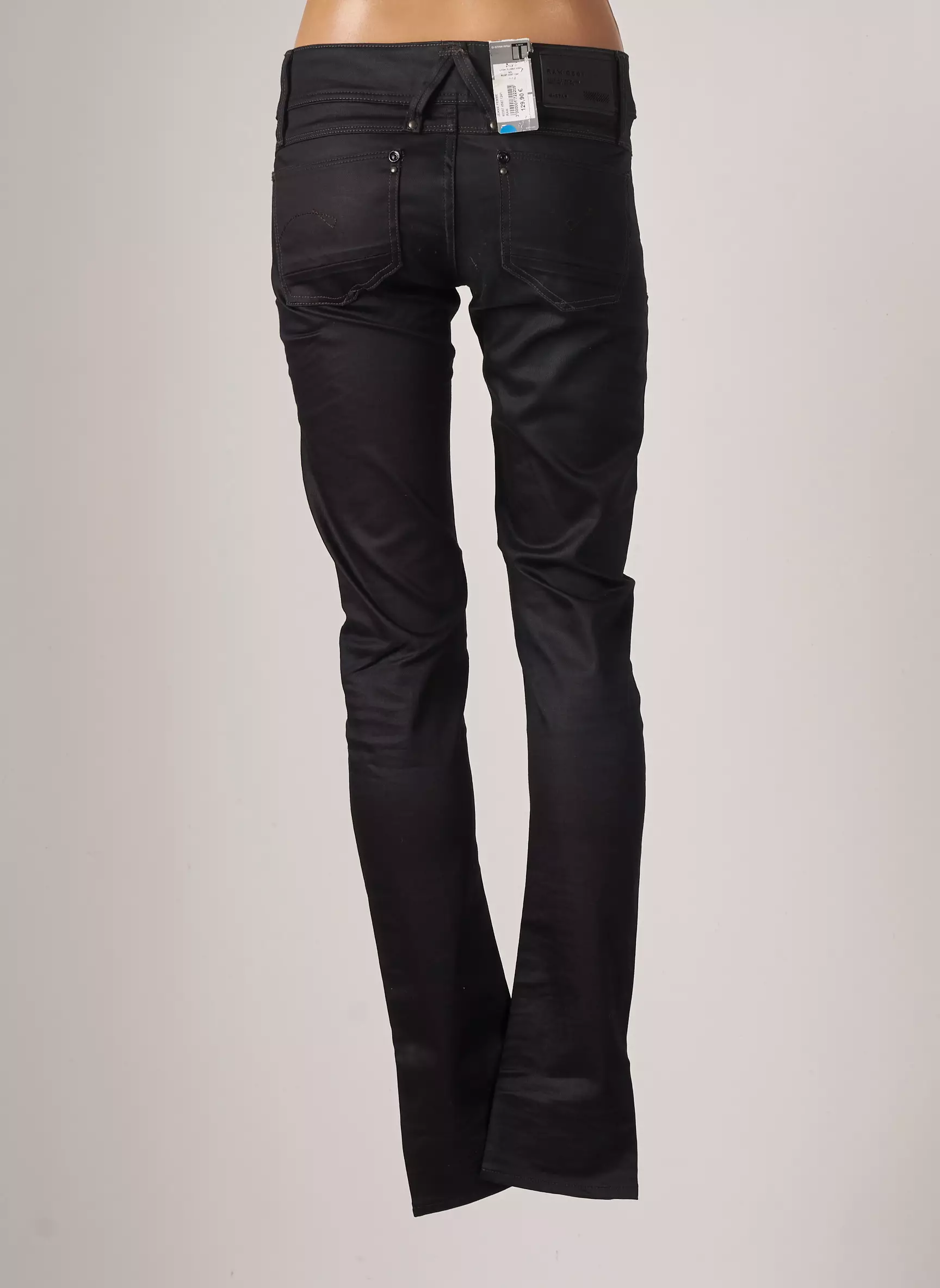 G Star Pantalons Droits Femme couleur noir