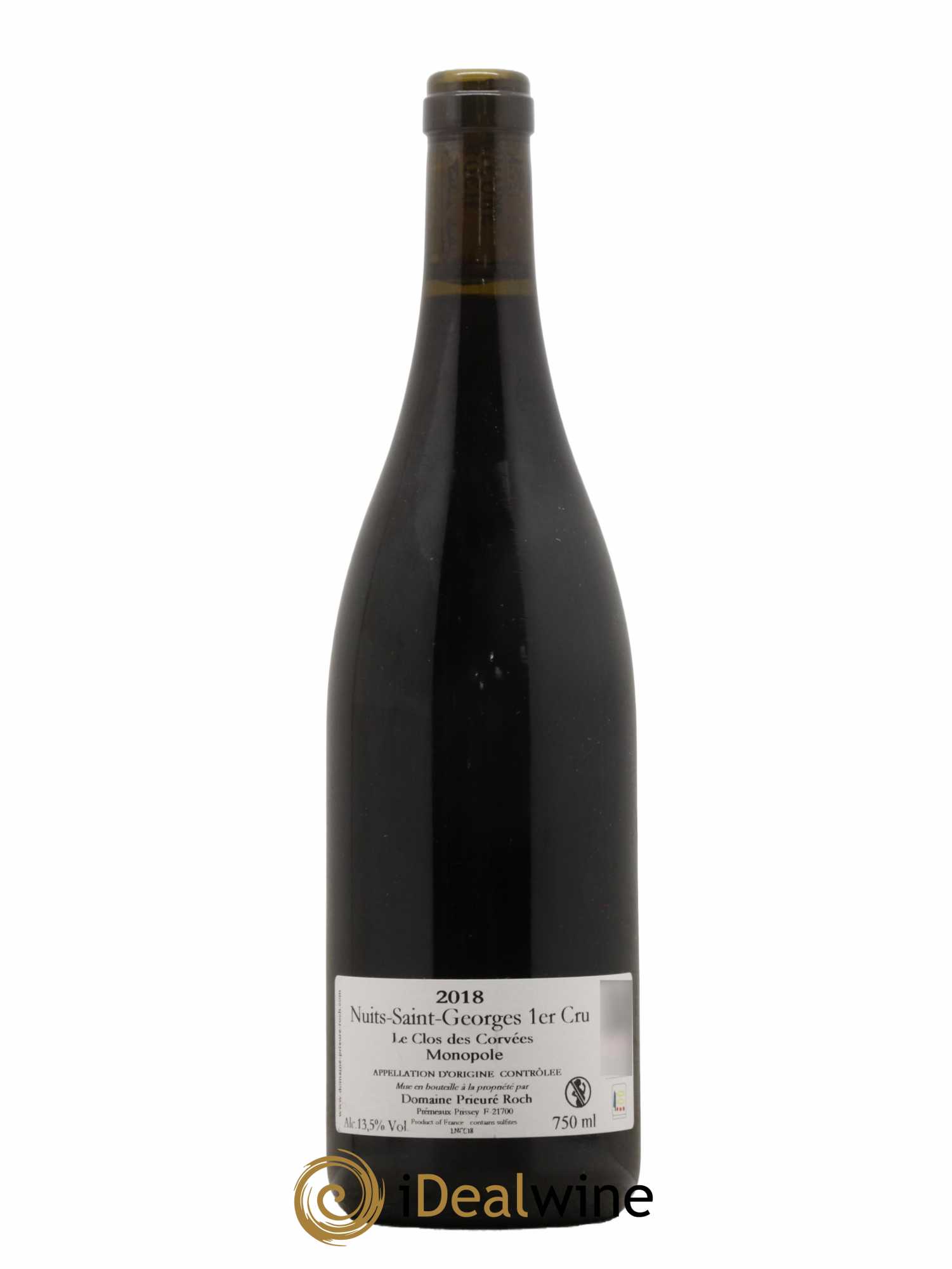Nuits Saint-Georges 1er Cru Le Clos des Corvées Prieuré Roch  2018 - Lot de 1 Bouteille